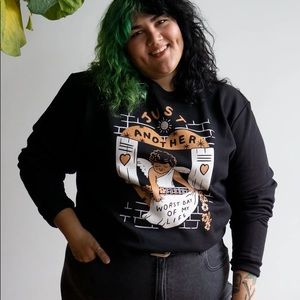 Stay Home Club - black sweatshirt